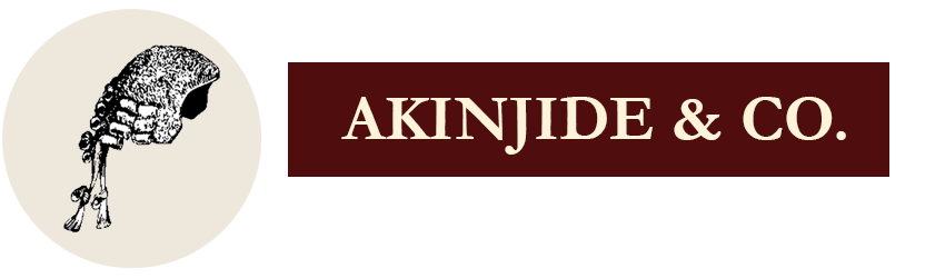 Akinjide logo white